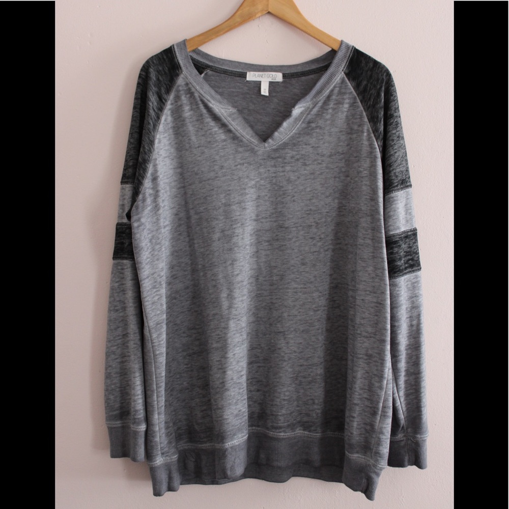 Planet Gold plus size Long sleeve shirt